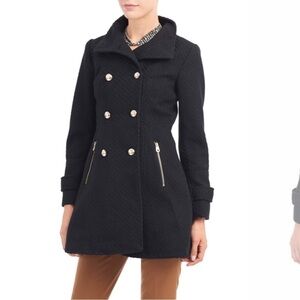 Jessica Simpson Women’s Black Peacoat